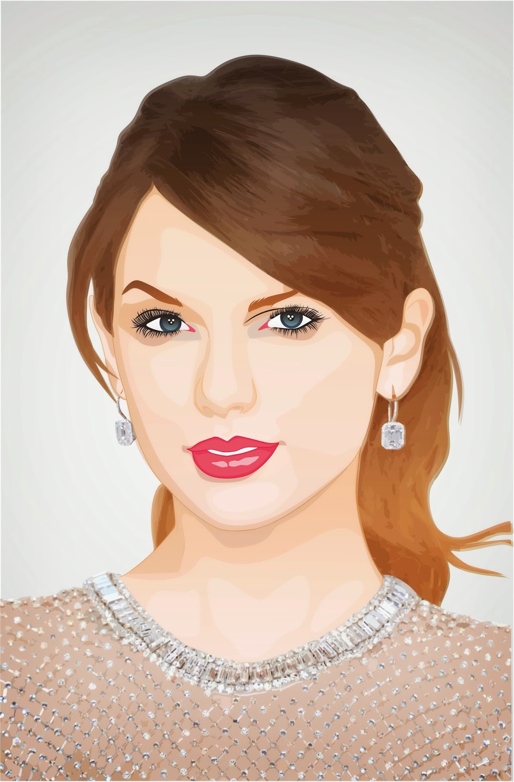 1052x1600 Ekidito Graphic Design Taylor Swift On Vector Cartoon