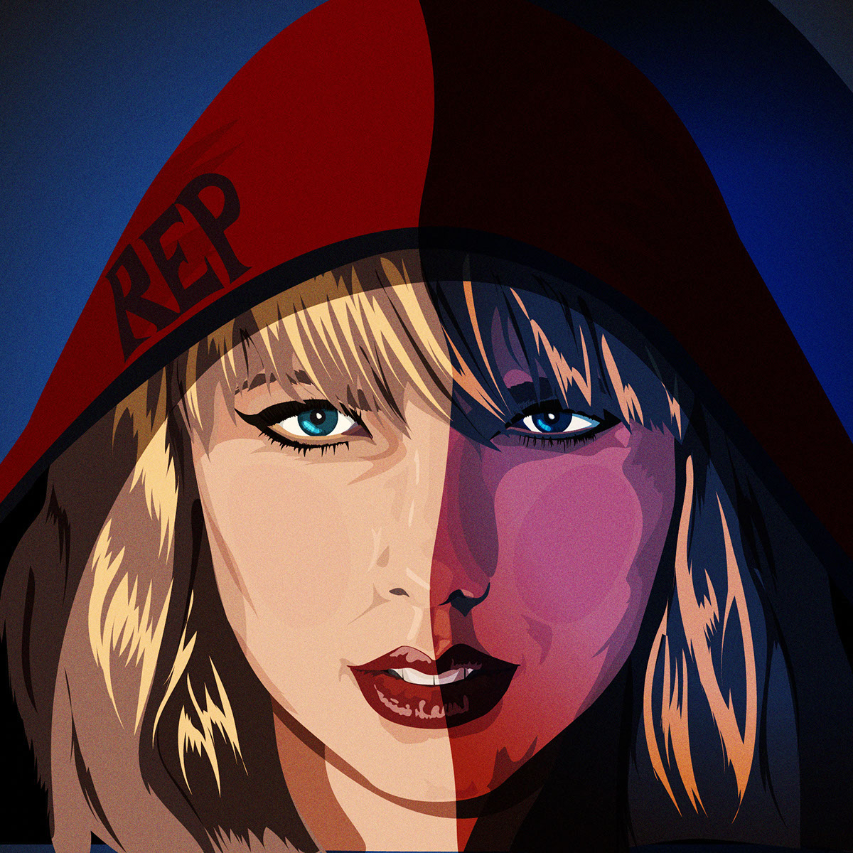 1200x1200 Illustration Vector Art Reputation Taylor Swift On Behance