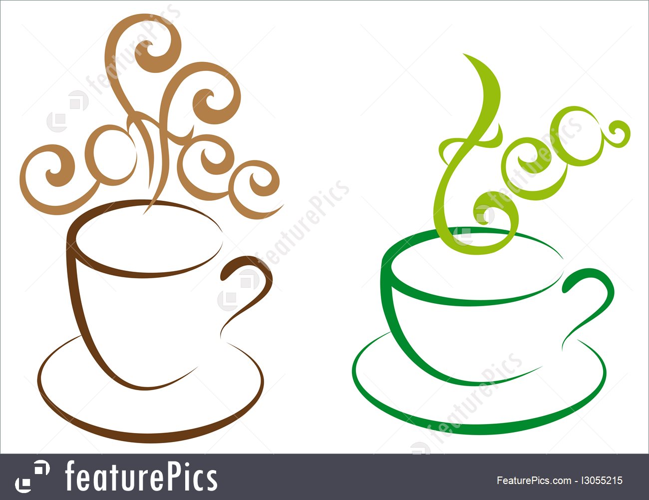 1300x1001 Coffee And Tea, Vector