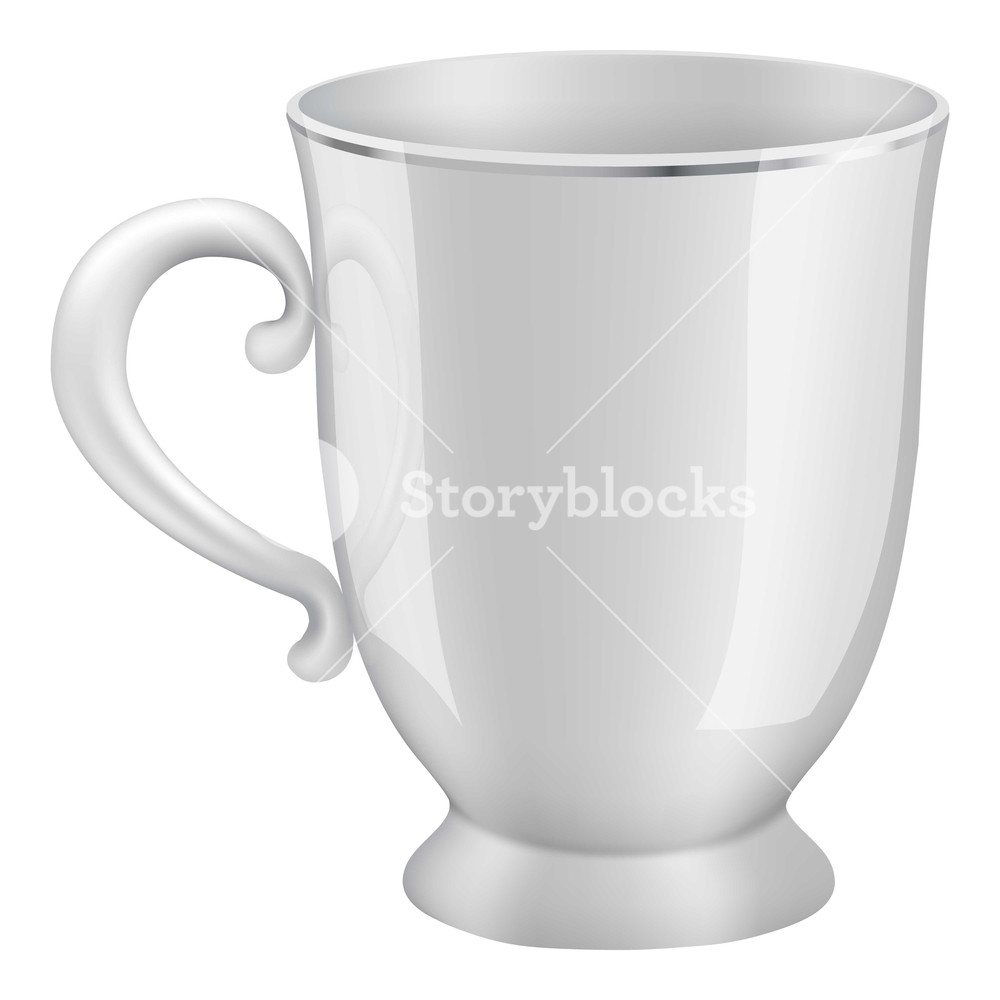 White Tea Cup Mockup Realistic Illustration Of White Tea Cup 1000x1000 White Tea Cup Mockup Realistic Illustration Of White Tea Cup