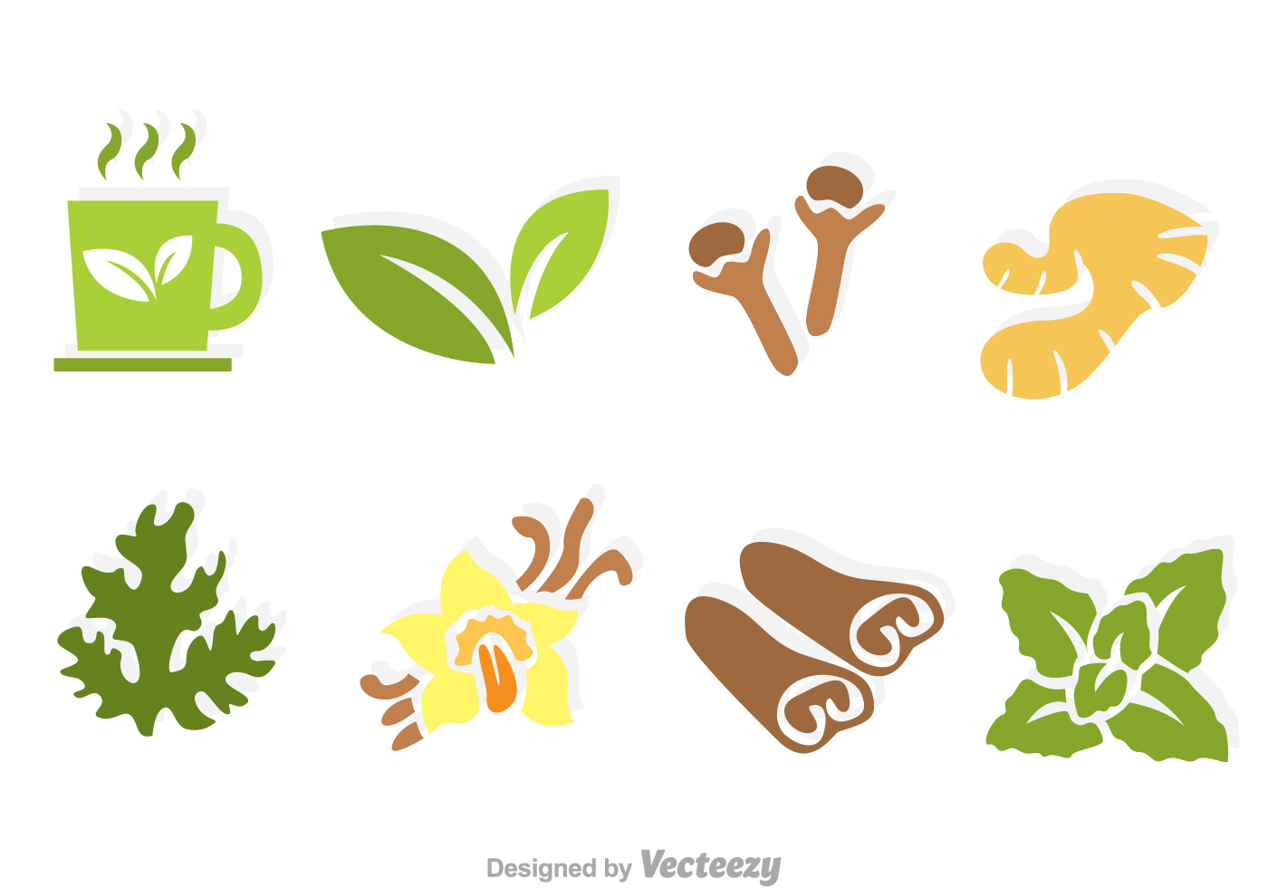 Tea Leaf Free Vector Art 1400x980 Tea Leaf Free Vector Art