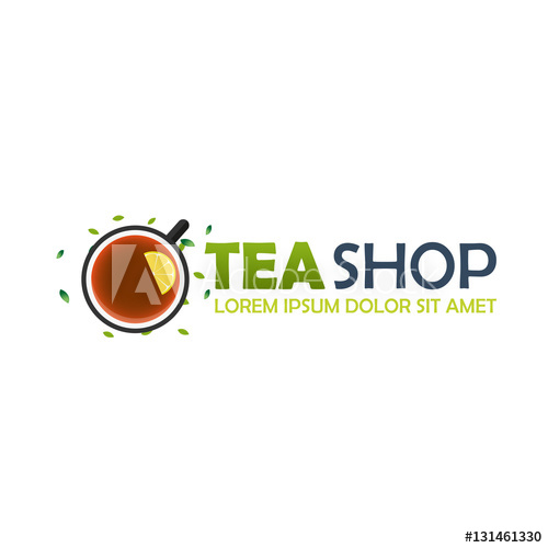 Tea Shop Logo Company Tea Logo Vector Logo Illustration 500x500 Tea Shop Logo Company Tea Logo Vector Logo Illustration
