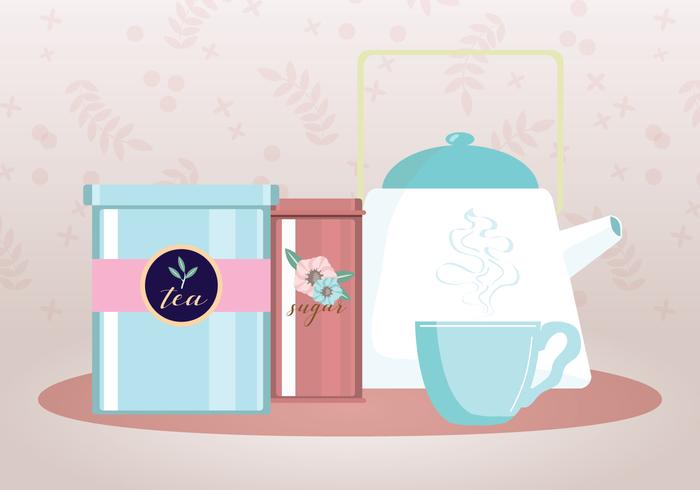 700x490 Tea Party Vector