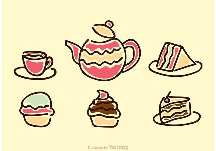 700x490 High Tea Party Icons Vector Free Icon Packs Ui Download