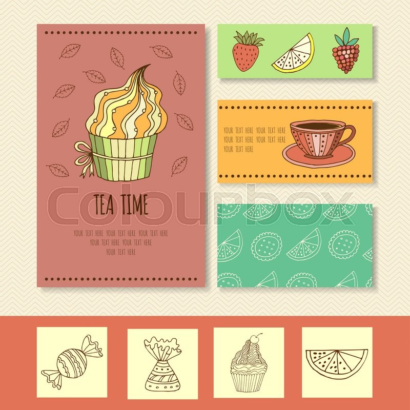 800x800 Invitation Card For Mad Tea Party Or Stock Vector Colourbox