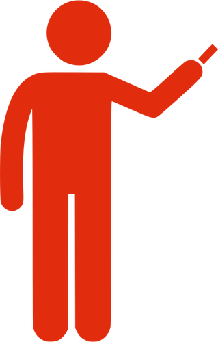 319x500 Silhouette Vector Graphics Of Teacher