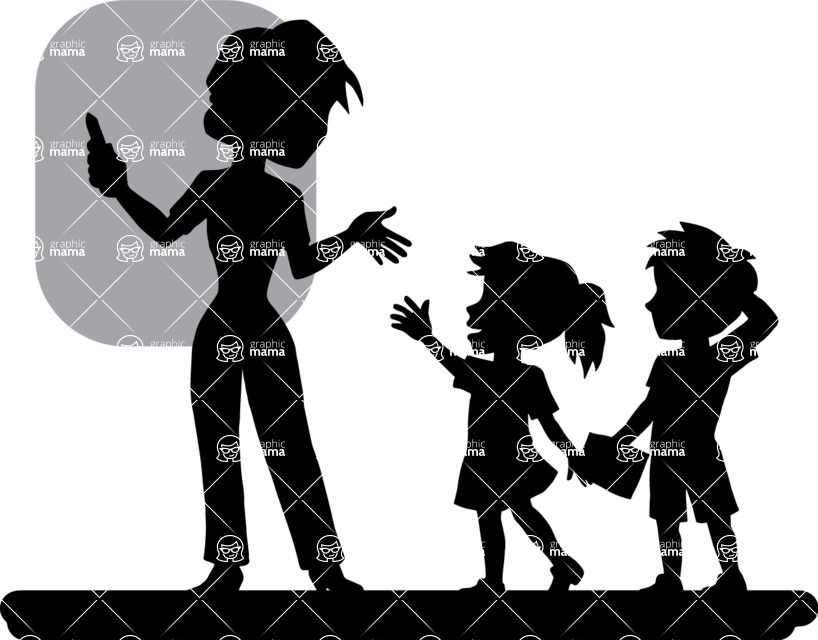 818x640 Teacher And Students Graphicmama Graphicmama