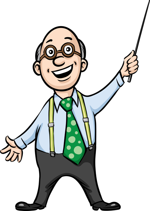 500x702 Elements Of Teacher Vector Set Free Download