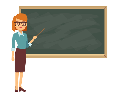 489x400 Page Teacher On Curated Vector Illustrations, Stock Royalty Free