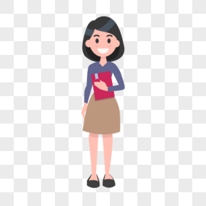 300x300 Teacher's Day Teacher Illustration Cartoon Vector Png
