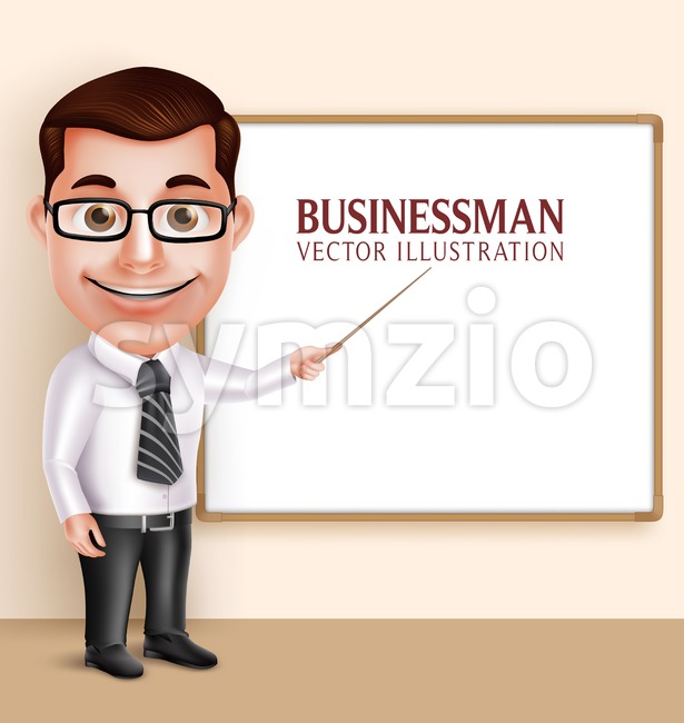 615x650 Teacher Man Or Professor Vector Character Vector Illustration
