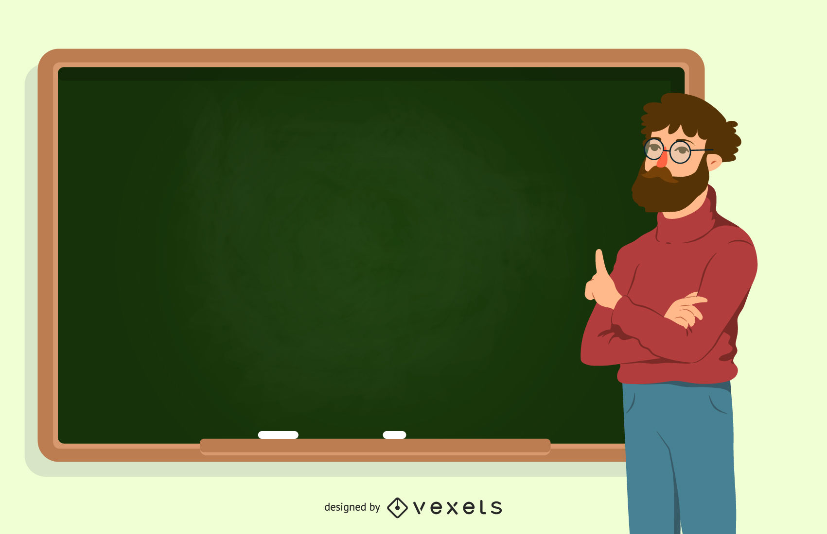 1701x1100 Teacher Vector