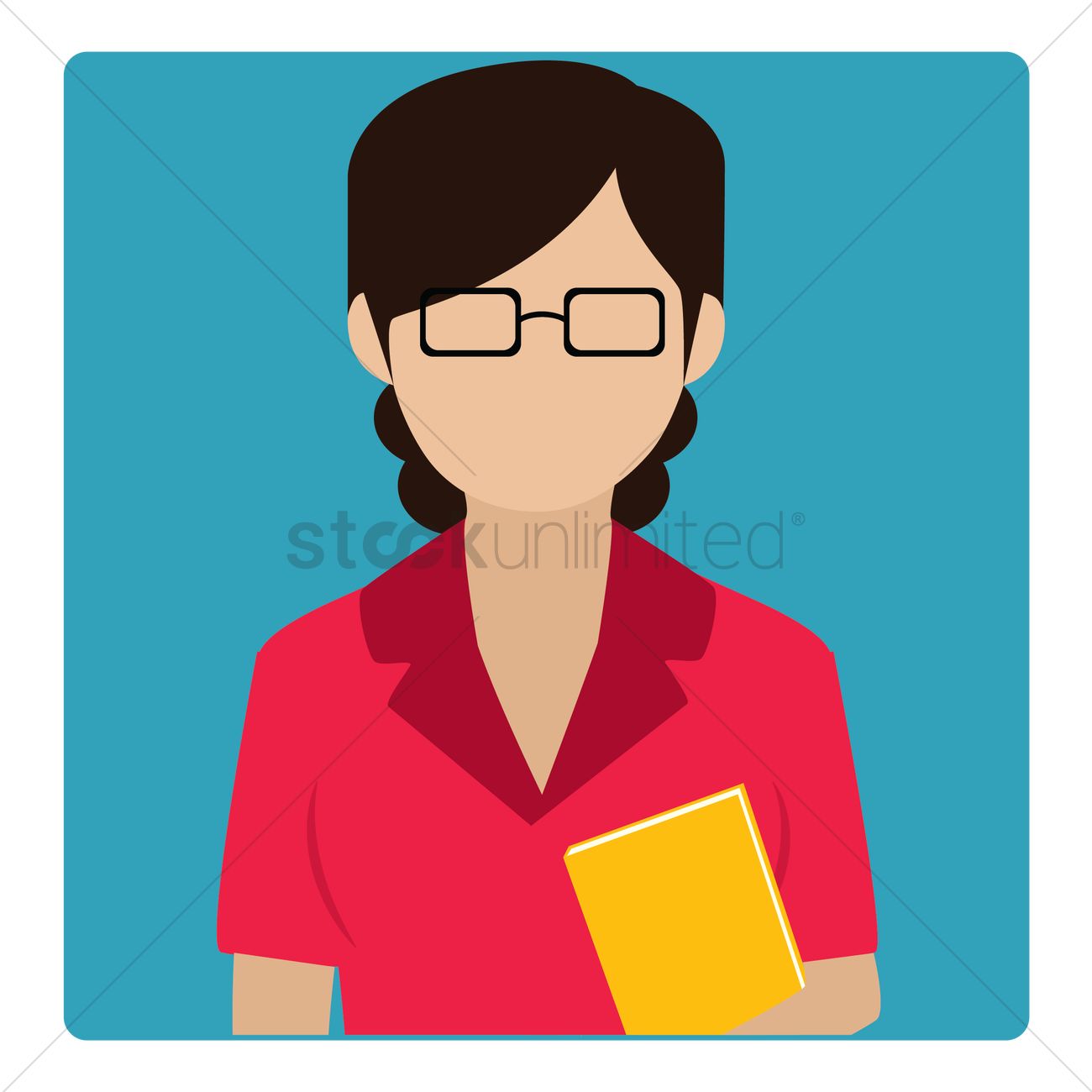1300x1300 Teacher Vector Image