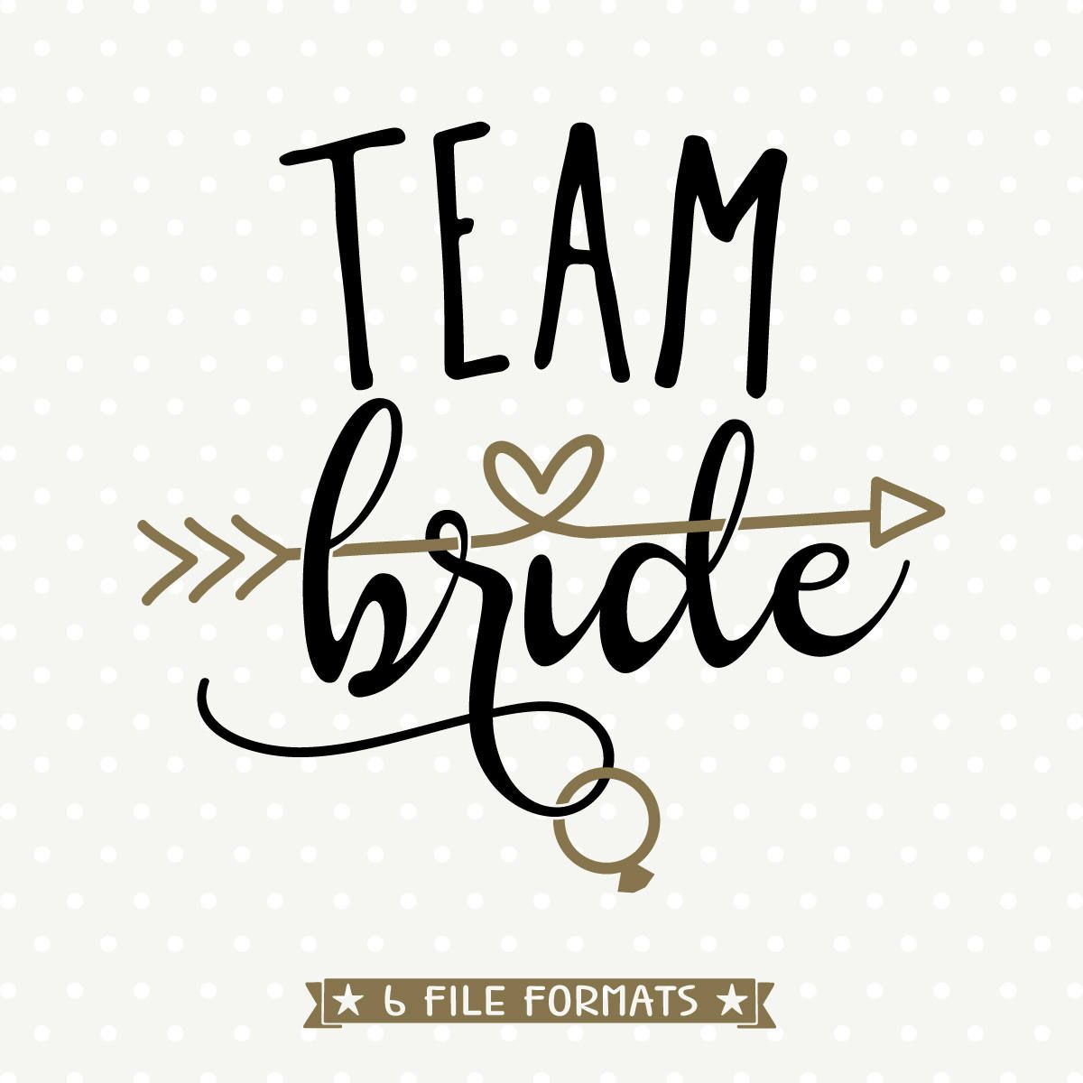 1200x1200 Team Bride Bachelorette Party File, Bridesmaid Gift