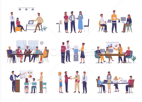 600x433 Team Building Stock Vectors, Illustrations And Cliparts Stockfresh