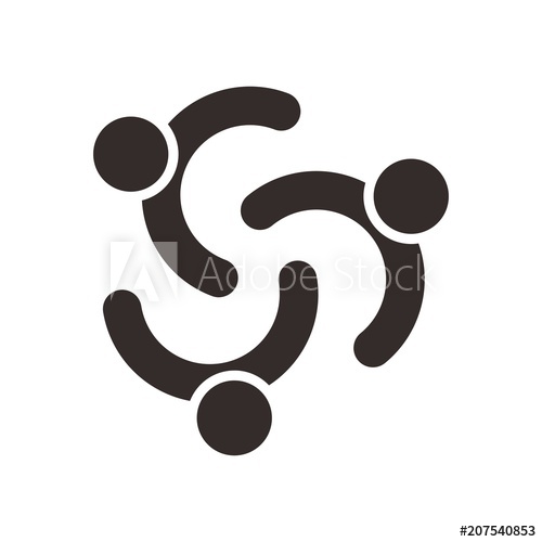 500x500 People Logo Team Icon Partner Symbol Vector