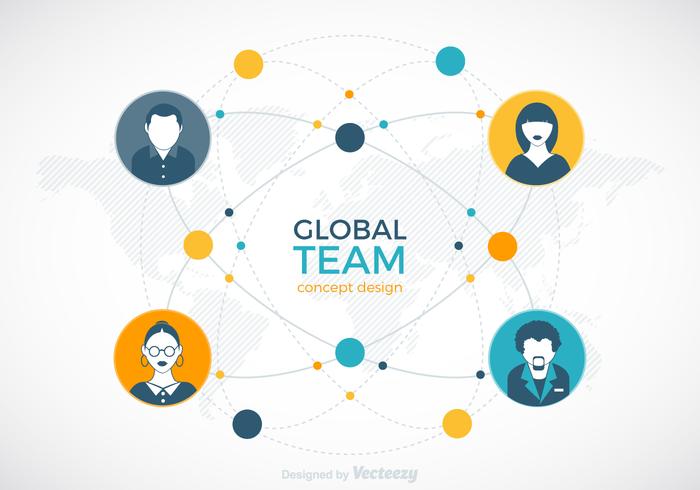 Global Team Vector Design 700x490 Global Team Vector Design