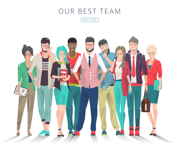 Our Best Team Business Background Vector Free Download 600x536 Our Best Team Business Background Vector Free Download