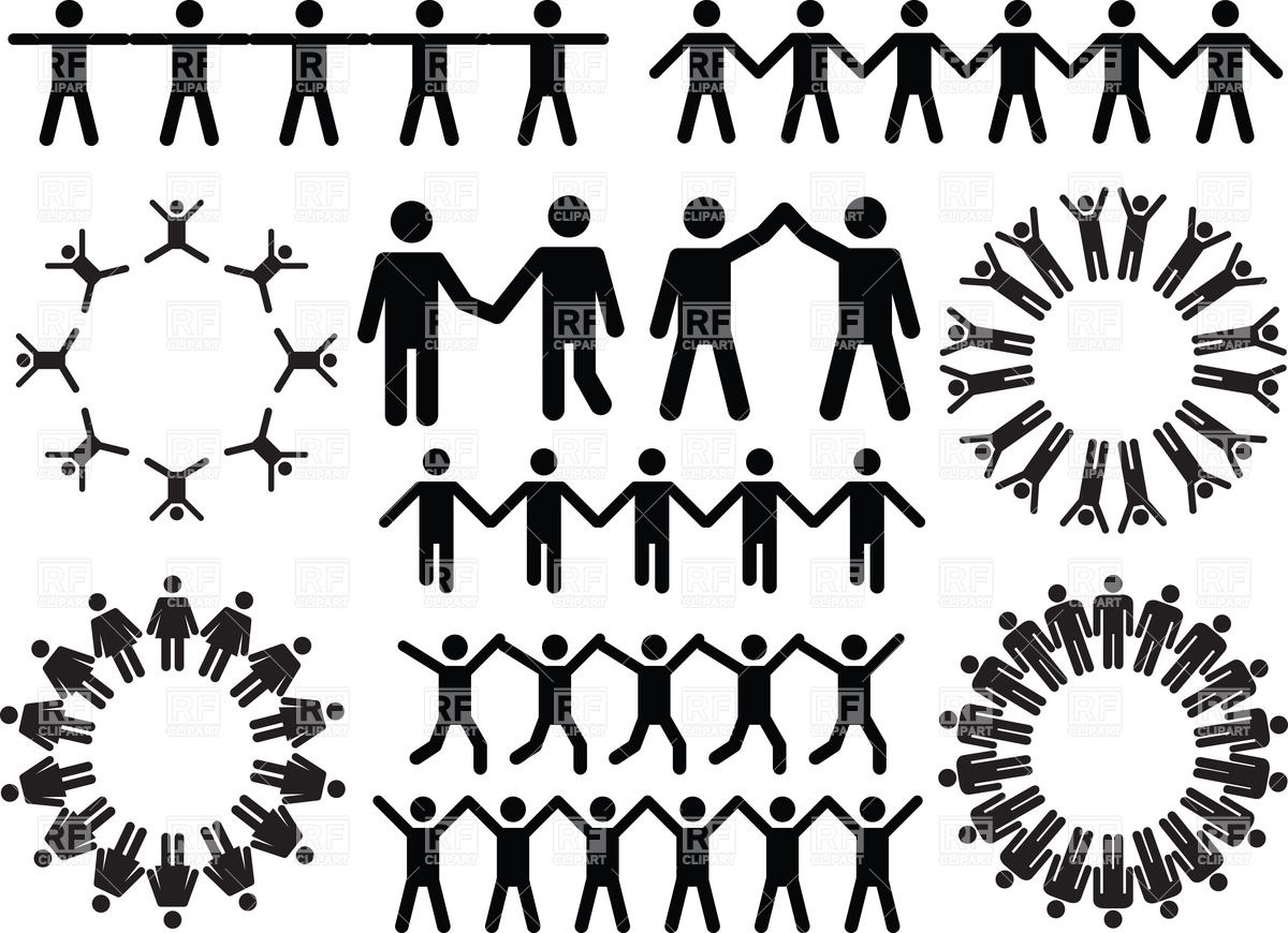 Silhouettes Of People In Groups And Teams Vector Image Of People 1200x870 Silhouettes Of People In Groups And Teams Vector Image Of People