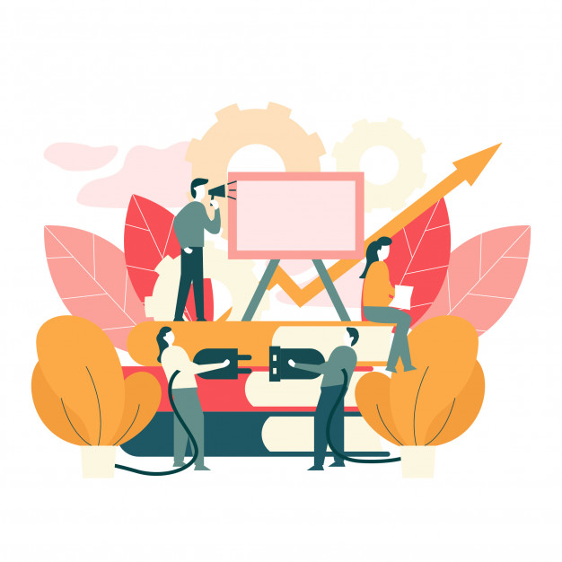 626x626 Teamwork Vector Illustration Vector Premium Download