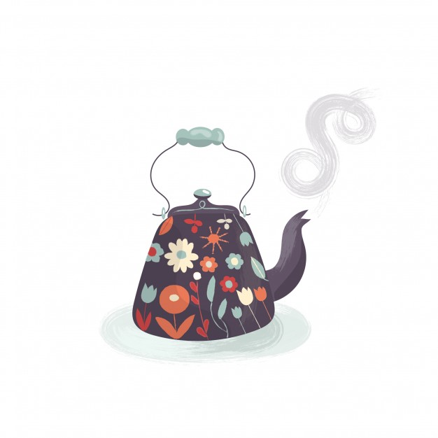 Beautiful Hand Drawn Teapot Vector Free Download 626x626 Beautiful Hand Drawn Teapot Vector Free Download