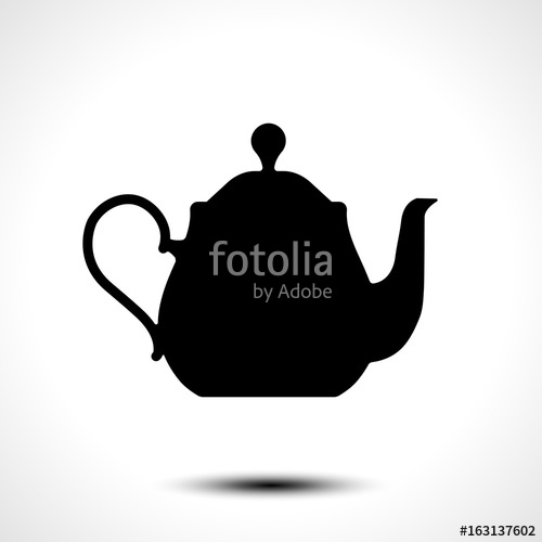 Teapot Kettle, Tea Kettle Vector Icon Stock Image And Royalty 500x500 Teapot Kettle, Tea Kettle Vector Icon Stock Image And Royalty