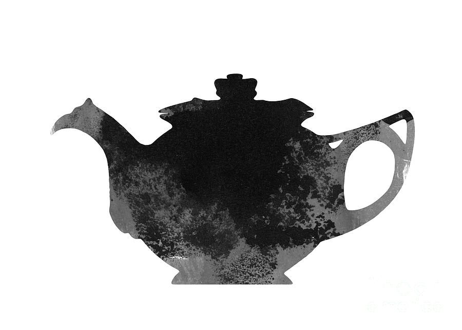 Teapot Kitchen Utensils Silhouette Painting 900x642 Teapot Kitchen Utensils Silhouette Painting
