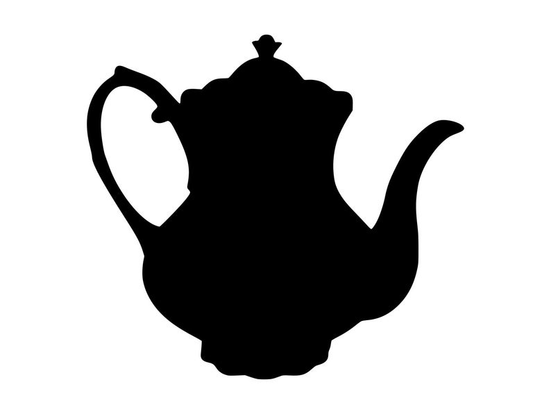 Teapot Tea Silhouette Cutting Vector Png Dxf Etsy 794x596 Teapot Tea Silhouette Cutting Vector Png Dxf Etsy
