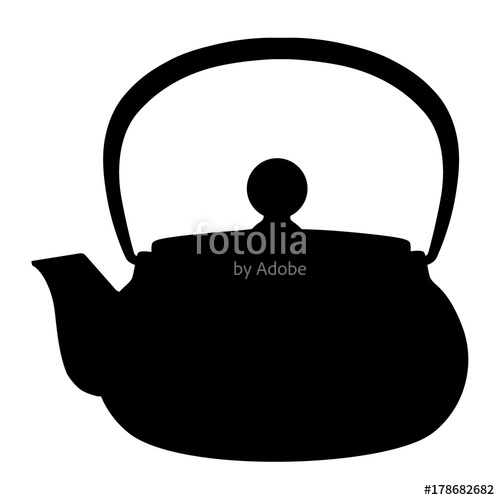 Teapot Silhouette Vector Stock Image And Royalty Free Vector 500x500 Teapot Silhouette Vector Stock Image And Royalty Free Vector