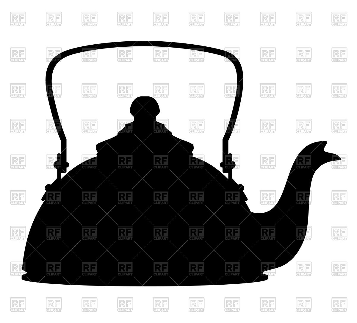 Kettle Silhouette On White Background 1200x1086 Kettle Silhouette On White Background