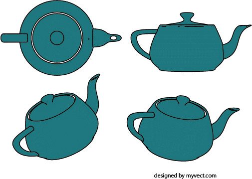 505x359 Myvect Teapot Vector