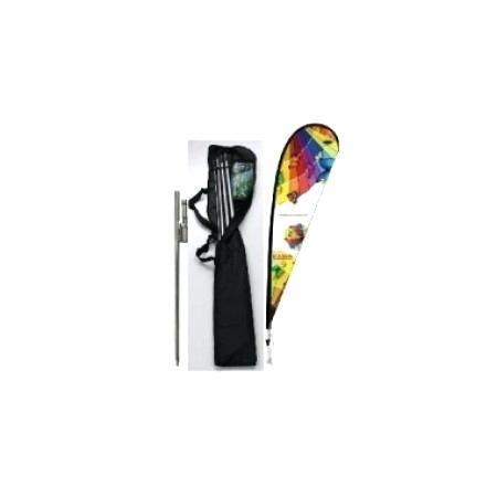 450x450 High Small Size Teardrop Flag From Banner Design Template