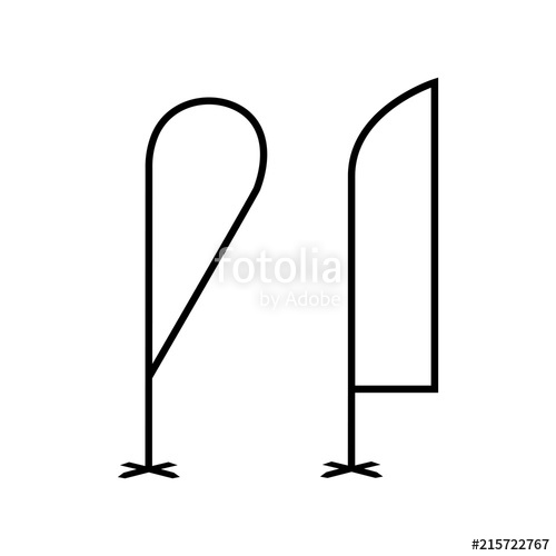 500x500 Outdoor Feather Advertising Promo Bow Flags Waving And Teardrop