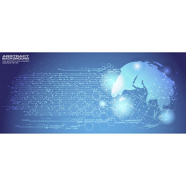 640x640 Abstract Digital Technology Background, Background, Tech