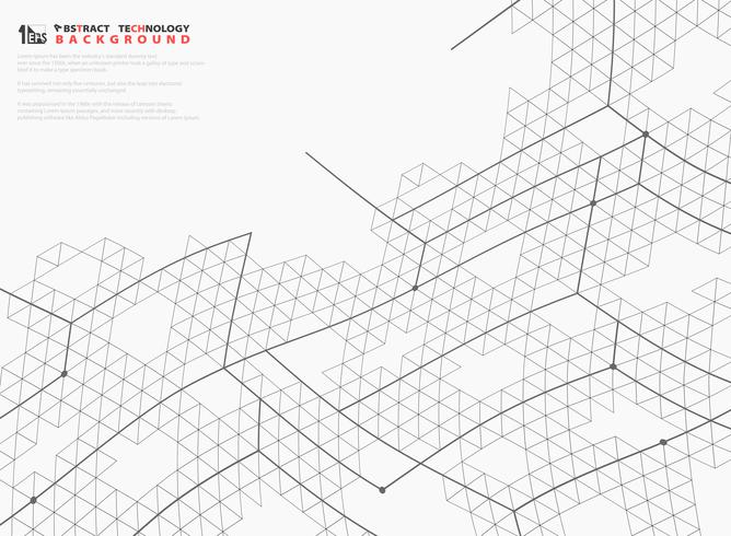 668x490 Abstract Mesh Hexagon Lines Structure Tech Design Decoration Cover