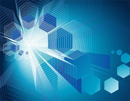 425x333 Hi Tech Lines Free Vector Download