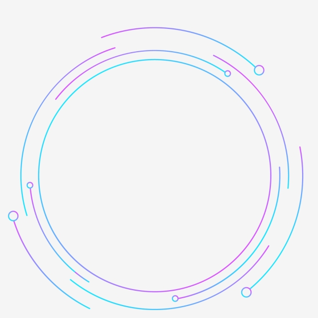 640x640 Multi Layered Round Tech Material, Points, Lines Png And Vector