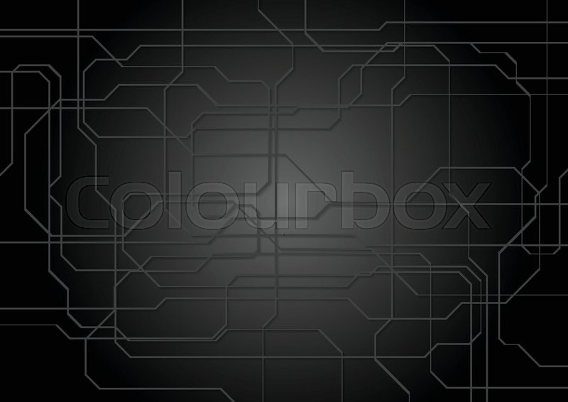 800x566 Dark Tech Lines Abstract Background Stock Vector Colourbox