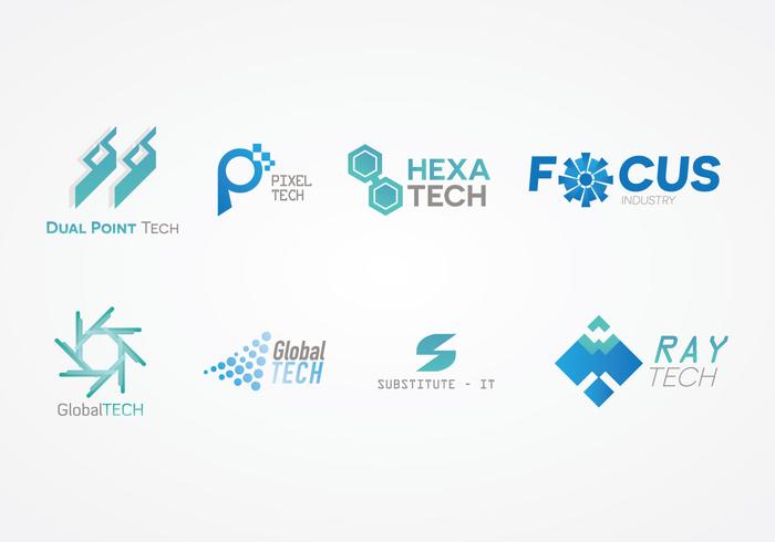 700x490 Tech Logo Free Vector Art