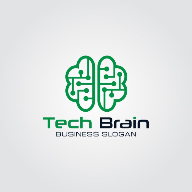 626x626 Technology Brain Logo Vector Free Download