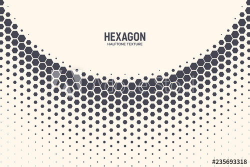 500x334 Hexagon Shapes Vector Abstract Geometric Technology Curved