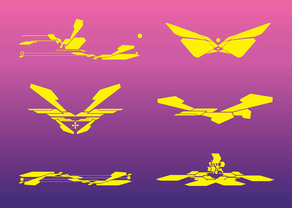 1024x731 Tech Shapes Vectors Vector Art Graphics