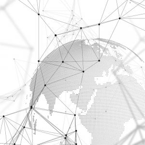 300x300 Abstract Futuristic Network Shapes High Tech Vector Wallkeeper