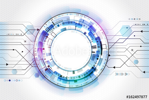 Hi Tech Computer Technology Concept On The Grey Background 500x334 Hi Tech Computer Technology Concept On The Grey Background