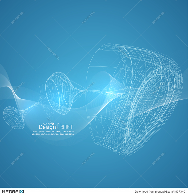 Techno Vector Abstract Background With Soft Lines Illustration 800x830 Techno Vector Abstract Background With Soft Lines Illustration
