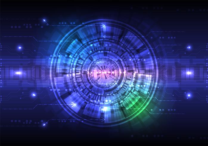 698x490 Digital Technology Abstract Background Concept, Vector