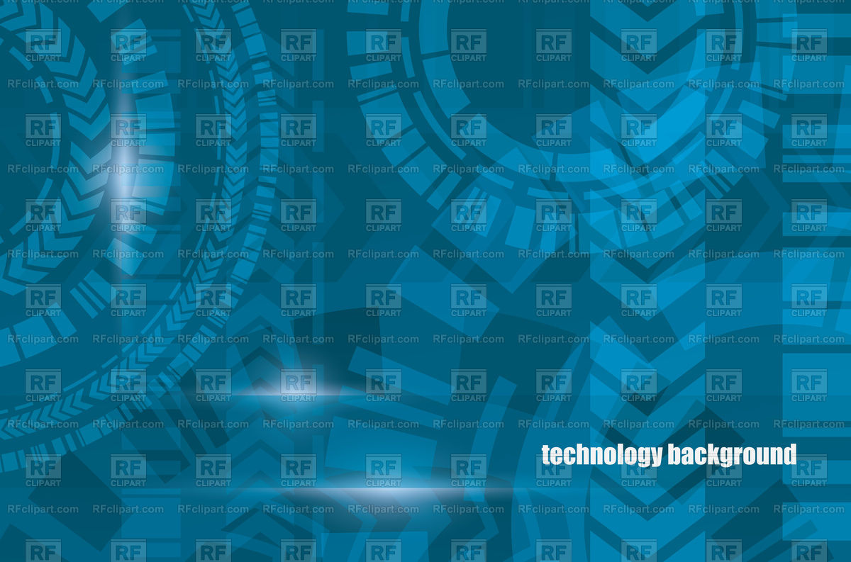 1200x793 Digital Technology Abstract Blue Background Vector Image