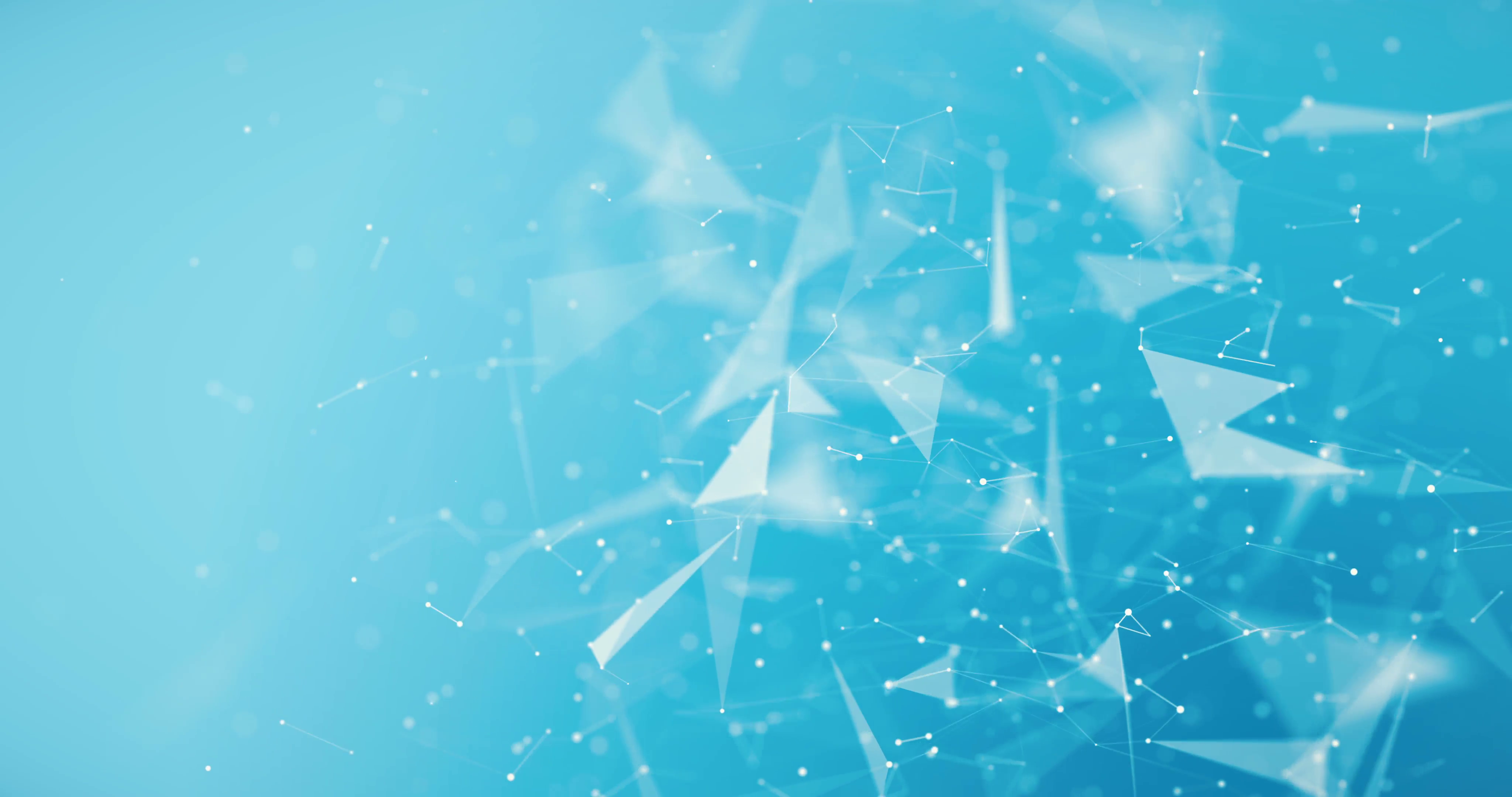 4096x2160 Technologies Abstract Blue Background With Points And Lines