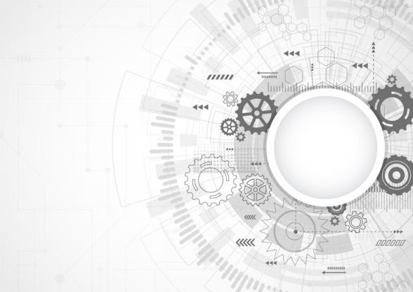 588x416 Creative Technology Background With Gear Vectors Free Download