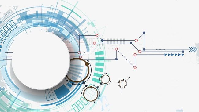 650x367 Fashion Gear And Information Technology Background Png, Clipart